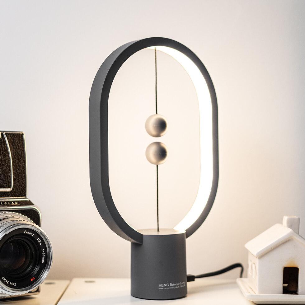 Thumbnail - Mikamax, Tischlampe, Mini Heng Balance Lamp - Oval - Light Grey (04942.GR)