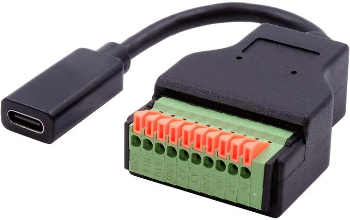 Image du produit Exsys Adaptateur USB-C Terminal Block (USB-C, 15 cm)