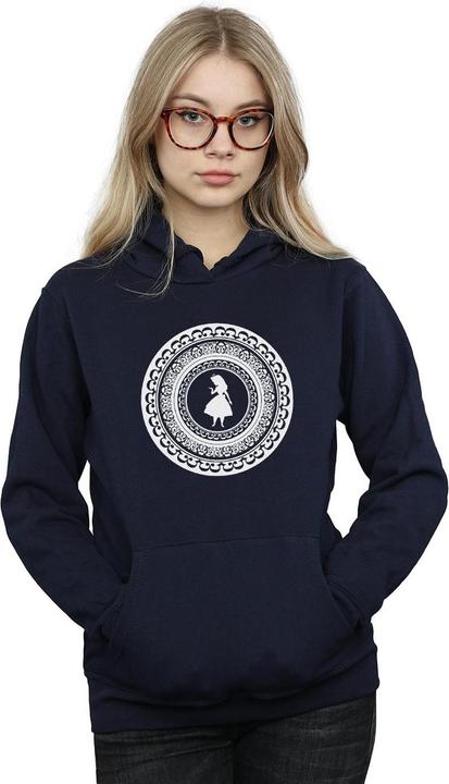 Immagine prodotto Disney Alice In Wonderland Circle Felpa con Cappuccio Donna (XXL)