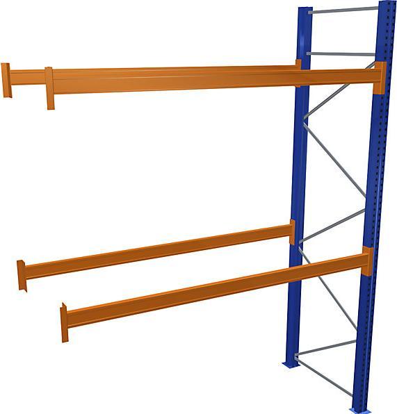 Actual product image Pallet add-on rack depth 1100 mm