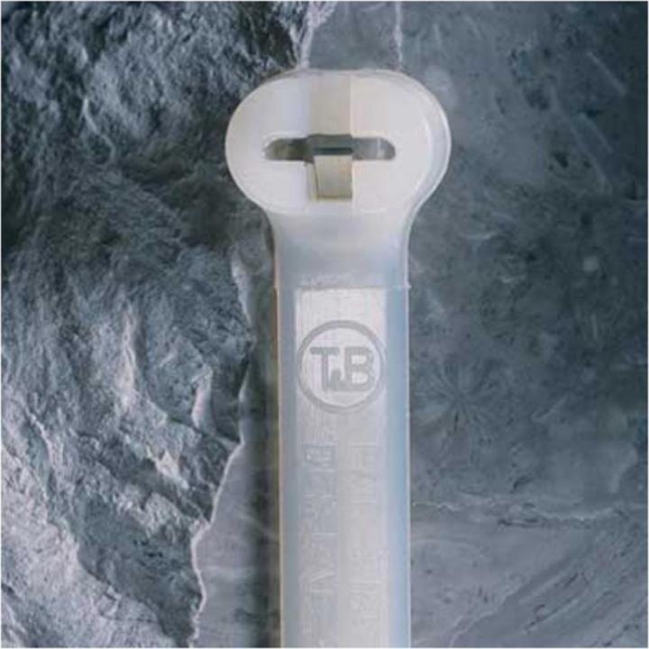 Produktbild ABB Kabelbinder, Stahlnasenverschluss, 3,6 x 368 mm, natur (Metallkabelbinder, 368 mm, 100 Stk.)