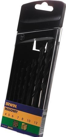Actual product image Irwin Drill set MASONRY 412 mm (10, 12 mm, 4.5, 6, 7, 8)