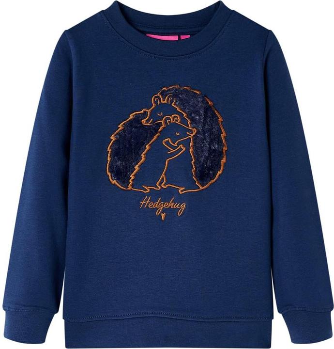 Immagine prodotto vidaXL Felpa da bambino blu navy 128,Materiale: 95 % cotone. 5 (128)