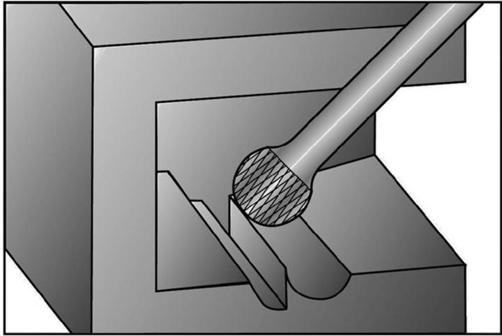 Produktbild Ruko HM Frässtift Form D Kugel (KUD