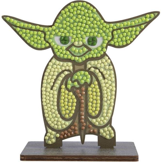 Craft Buddy Yoda, Crystal Art Figur ca. 11x8cm