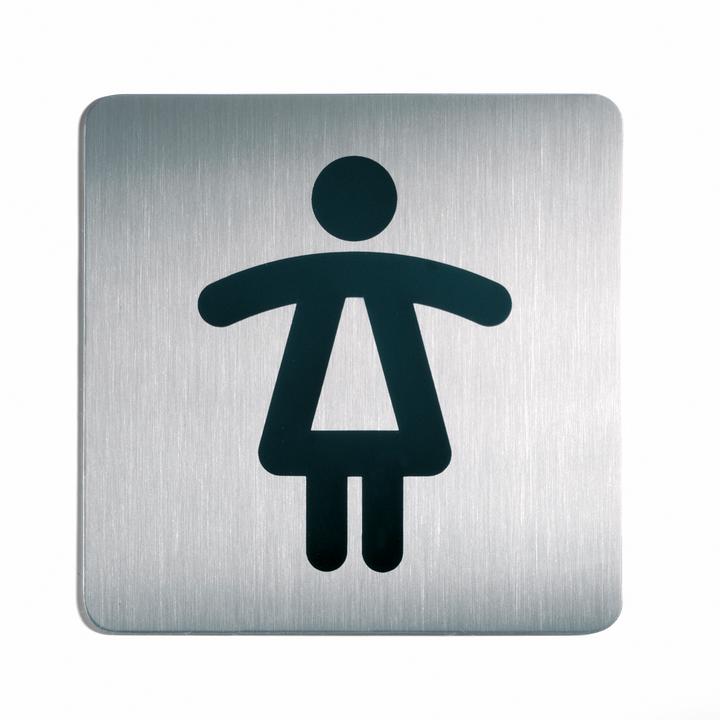 Image du produit Durable Pictogramme "WC Femmes" carré 15,0 x 15,0 cm