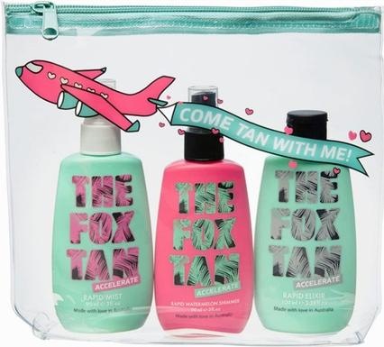 Actual product image The Fox Tan The Jet Setter (Self tanning spray, Self tanning serum, 280 ml)