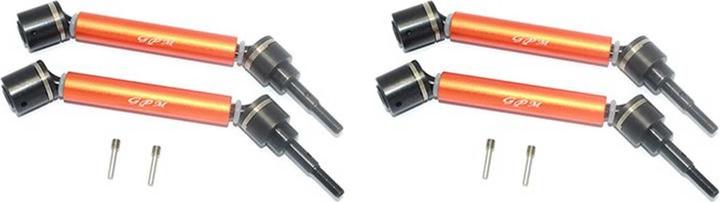 GPM Stahl CVD gehärtet mit Aluminiumwelle v/h orange (4 Stk.) TRX MAXX
