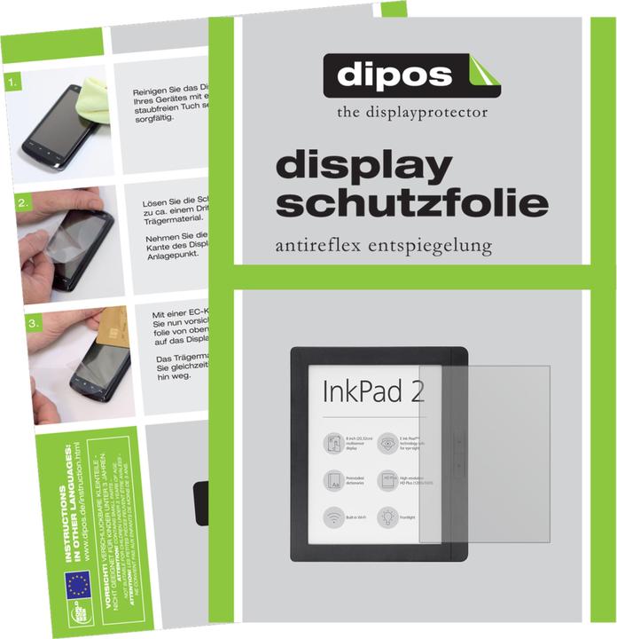 Actual product image Dipos Screen Protector Anti-Glare (2 Piece, InkPad 2 PB840)