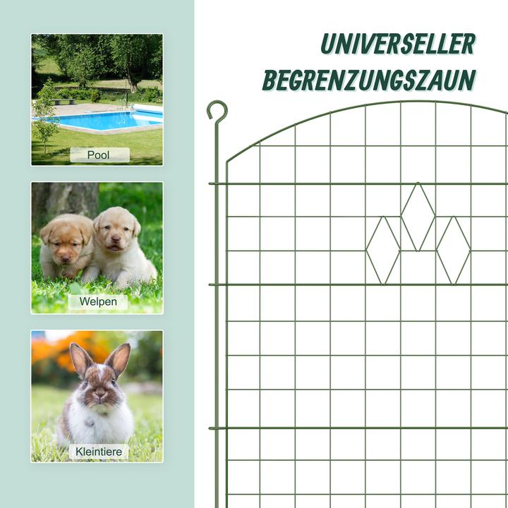 Produktbild Relaxdays 5x Teichzaun