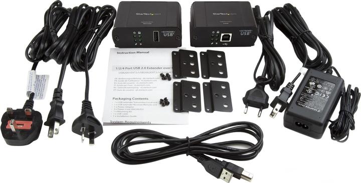 Actual product image StarTech 1 Port USB 1.1 Extender Cat5/6 - 40m