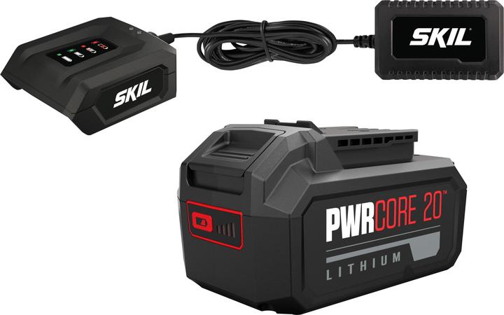 Produktbild Skil „20V Max“-Lithium-Ionen-Akku mit 4,0 Ah & 1,0A Ladegerät – PWRCORE 20™ (20 V)