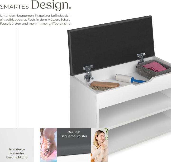 Immagine prodotto tectake Phil (60 x 30 x 43,5 cm)