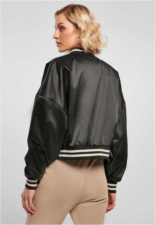 Produktbild Urban Classics Collegejacke Ladies Short Oversized Satin (L)