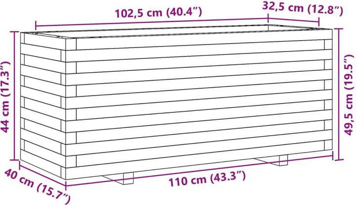 Produktbild vidaXL Pflanzgefäss