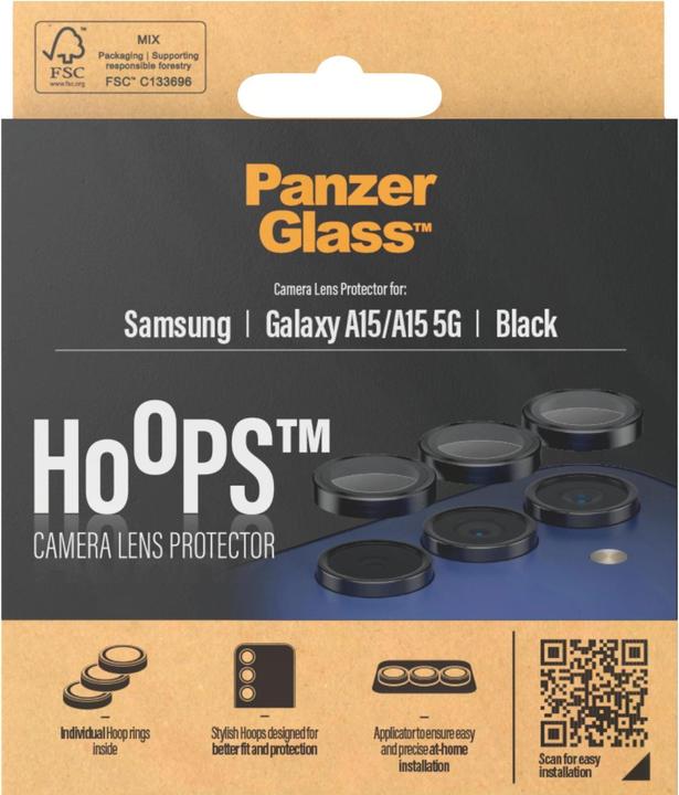 Image du produit PanzerGlass Hoops Camera Lens Protector (1 pièce(s), Samsung Galaxy A15, Samsung Galaxy A14 5G)