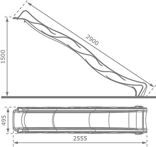 Produktbild Demmelhuber Wellenrutsche 2,9m