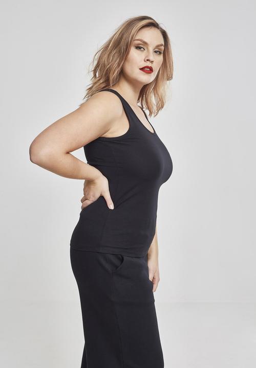 Produktbild Urban Classics Ladies 2-Pack Basic Stretch Top (5XL)