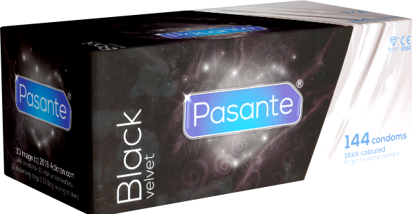 Actual product image Pasante black velvet (144 pcs.)