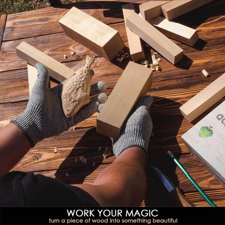 Productafbeelding Beaver Craft Linde houtsnijblokken 10 stuks