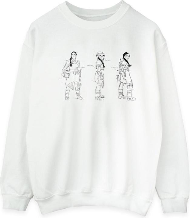 Actual product image Star Wars Mens The Book Of Boba Fett Fennec Concept Sweatshirt (S)