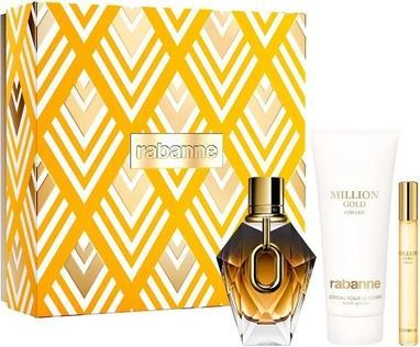 Produktbild Versace SET SET RABANNE Gold Parfum spray 90ml + BODY LOTION 100ml + Parfum spray 10ml (Parfum Set)