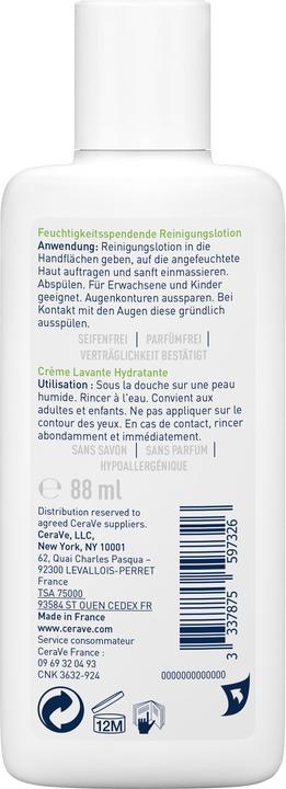 CeraVe Moisturizing cleansing lotion