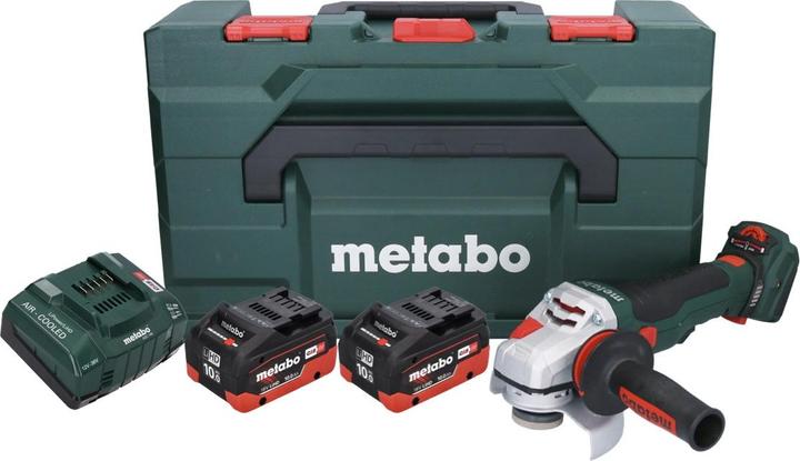 Produktbild Metabo WVB 18 LTX BL 15-125 Quick Akku Winkelschleifer 18 V 125 mm Brushless + 2x Akku 10,0 Ah + (125 mm)