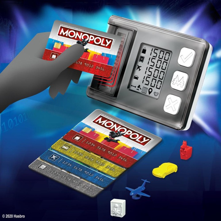 Productafbeelding Hasbro Monopoly Super Elektronisch Bankieren Bedrijfsimulatie voor volwassenen en kinderen (Italiaans)