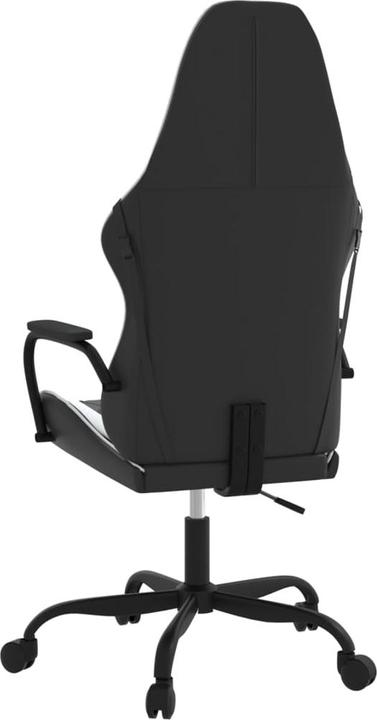 Image du produit vidaXL Gaming-Stuhl Schwarz und Weiss Kunstleder,Farbe: Schwarz
