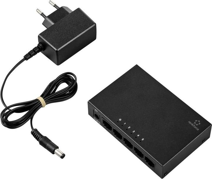 Produktbild Renkforce RF-6385004 Netzwerk Switch RJ45 5 Port 1 GBit/s (5 Ports)