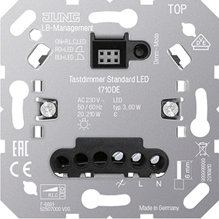 JUNG Dimmer a sfioramento Std.LED 1710EN