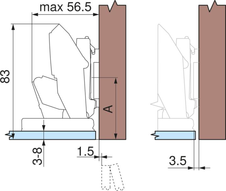 Produktbild Blum Topfband