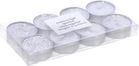 Produktbild Mondex Weihnachts-Teelicht-Set mit 8 Stück in Silber