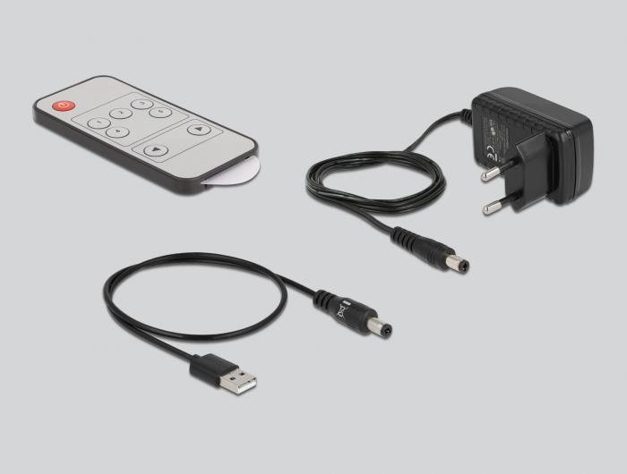 Actual product image Delock 5 Port HDMI Switch, actively amplified