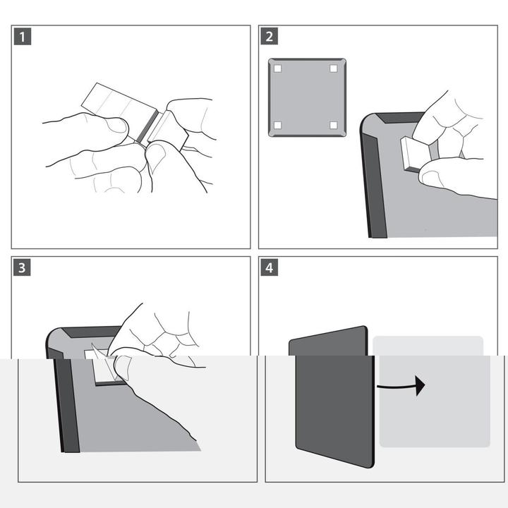 Productafbeelding Nobo Acryl notitiebord 45 cm x 60 cm, Transparant (45 x 60 cm)