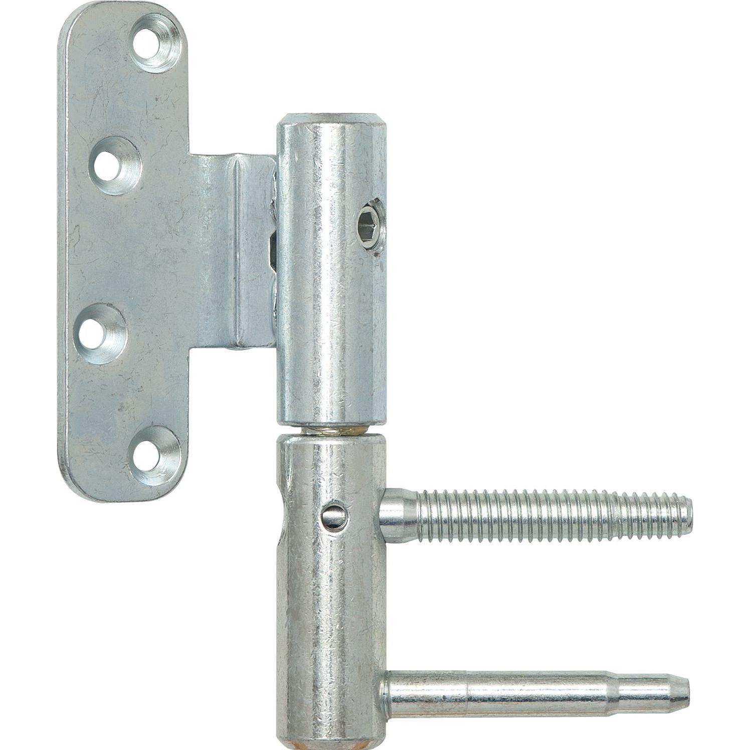 SFS, Türbeschlag + Scharnier, Türband 3DIM 2-teilig ø 20 mm links Bandhöhe 112mm für stumpfe Holztüren, Stahl