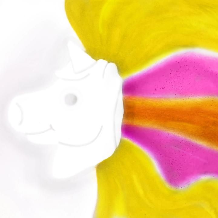 Actual product image Zimpli Kids Zimpli Large Unicorn Colour Baff Bombz - Kids Bath Bomb Toy