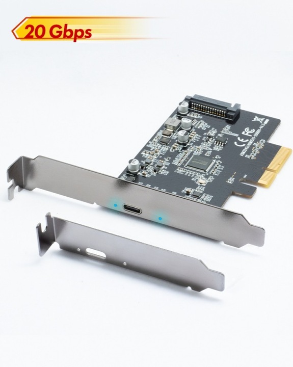 Actual product image Icy Box PCI Card IcyBox USB Type-C Controller Card IB-PCI1901-C32