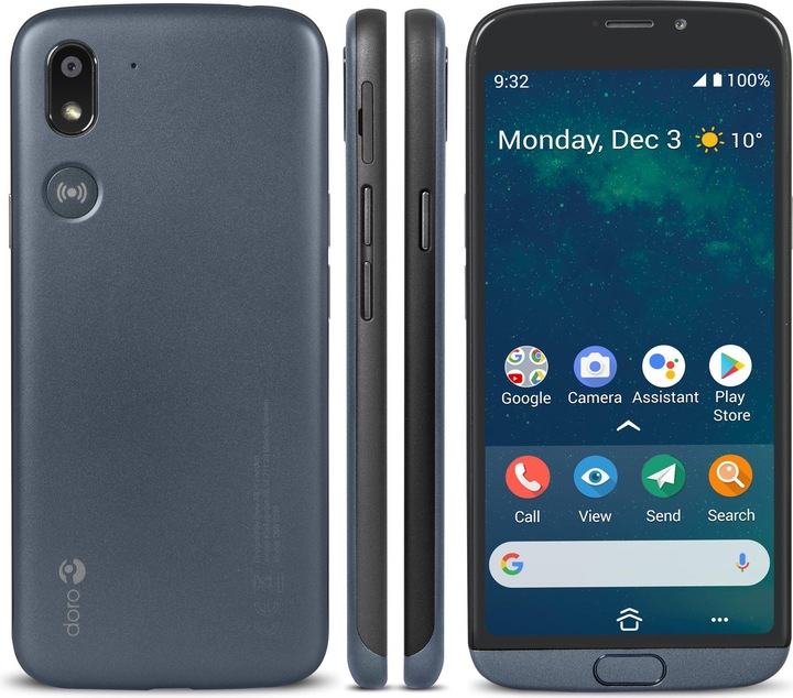 Image du produit Doro Smartphone 8050 2 (16 Go, Gris, 5.45", SIM simple, 13 Mpx, 4G)