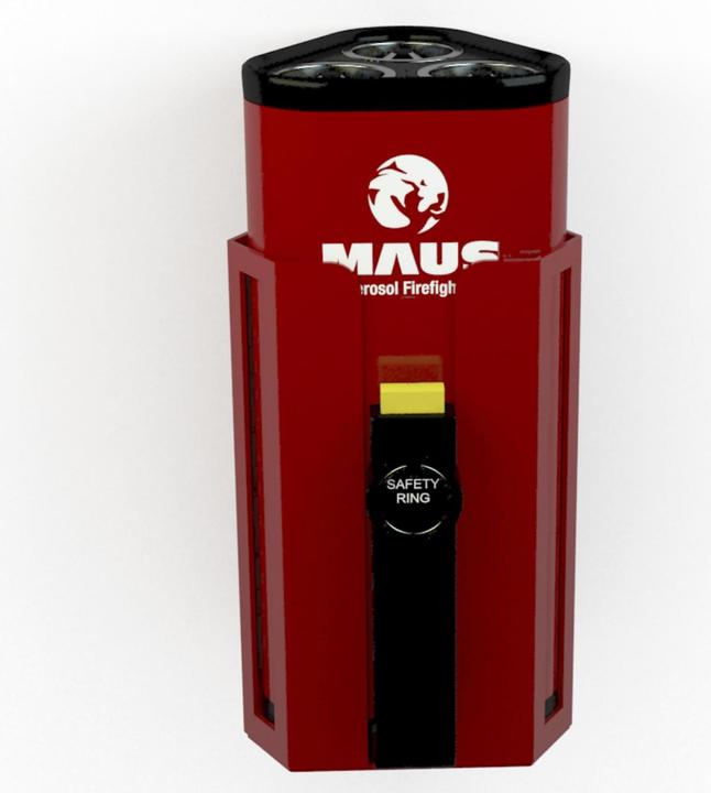 Actual product image Maus Xtin Grand - 3 times as powerful fire extinguisher