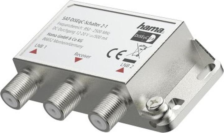 Produktbild Hama SAT-DiSEqC-Schalter 2-1 (DiSEqC)