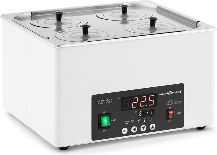Produktbild Steinberg Thermostatisches Wasserbad Labor digital 14,6 l 5 - 100 °C 325 x 300 x 150 mm