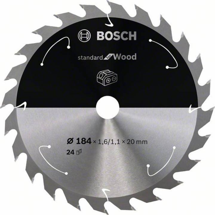 Actual product image Bosch Professional Zubehör PRO Wood cordless circular saw blade, 184 x 1.6 x 20 mm