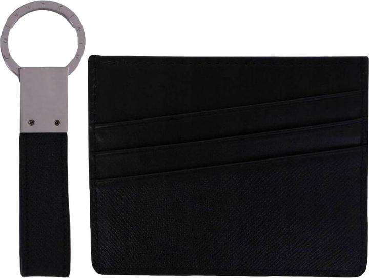 Actual product image Calvin Klein Logo Leather Card Holder Set