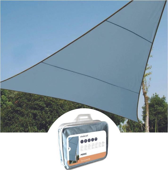 Image du produit Perel VOILE DE SOLEIL - TRIANGULAIRE - 3.6 x 3.6 x 3.6 m - COULEUR : GRIS CLAIR