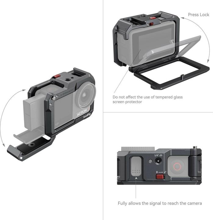 Produktbild SmallRig Cage for DJI Osmo (Osmo Action 3)