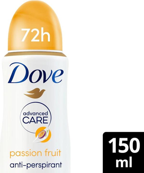 Immagine prodotto Dove Advanced Care Deodorante Spray al Pompelmo della Passione 150ml (Getto vaporizzato, 150 ml)