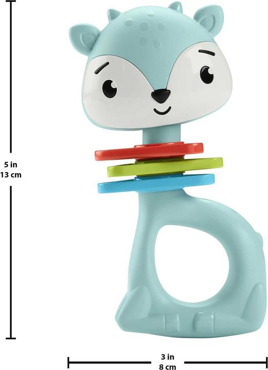 Image du produit Fisher-Price Anneaux de dentition d'activité animale assortis