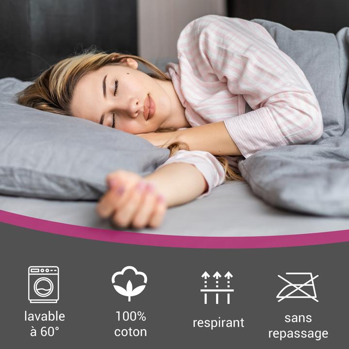 Image du produit Casativo Drap-housse (180 x 200 cm, 200 x 200 cm)